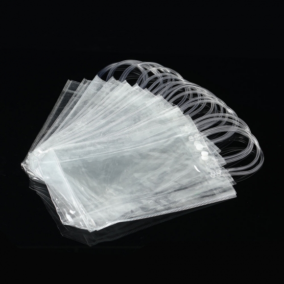 투명 PVC 쇼핑백 10p세트(18x25cm)