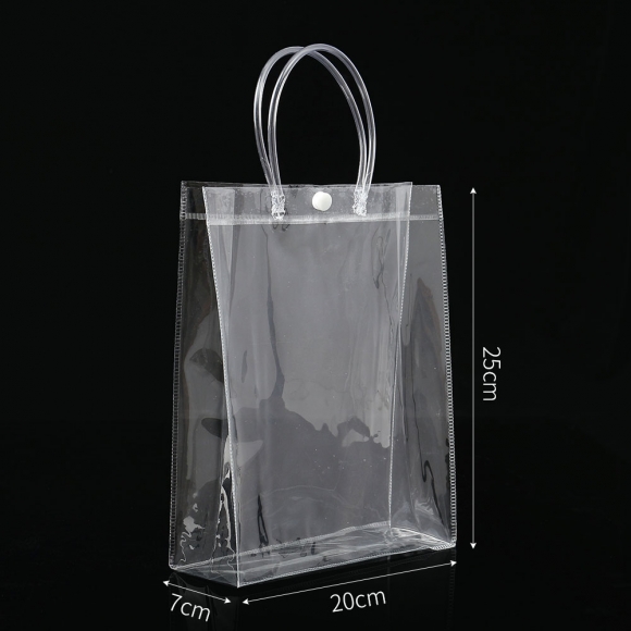 투명 PVC 쇼핑백 10p세트(20x25cm)