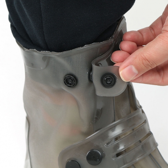 레이니 PVC 방수 신발커버(250~260mm) (미들/그레이)