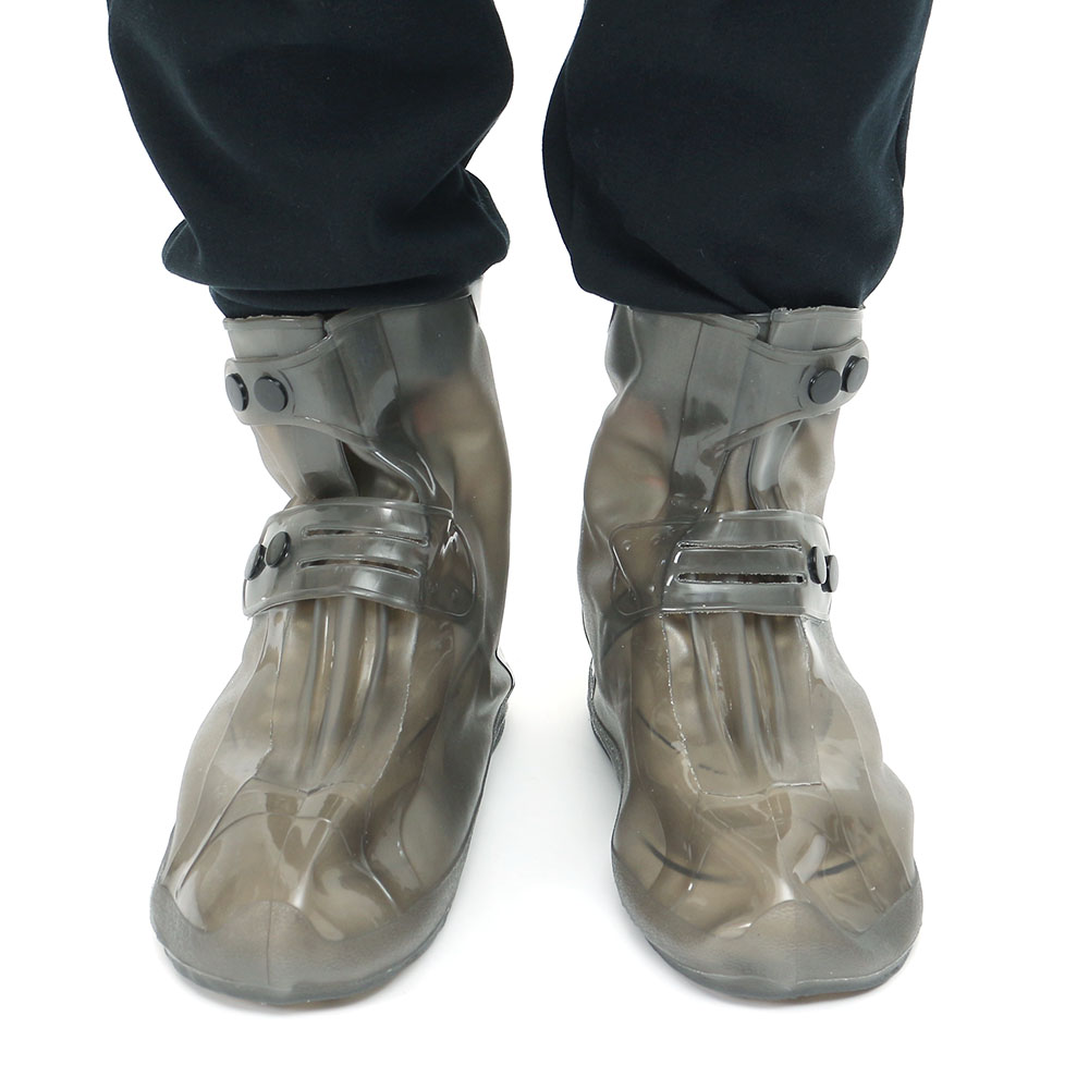 비올때 방수 신발 레인 커버 250-260 미들 그레이 논슬립 방수화 비 오는날 발 우비 눈 올때 신발 보호