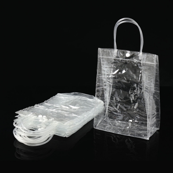 투명 PVC 쇼핑백 10p세트(20x26cm) 