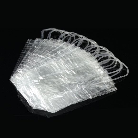 투명 PVC 쇼핑백 10p세트(20x26cm) 