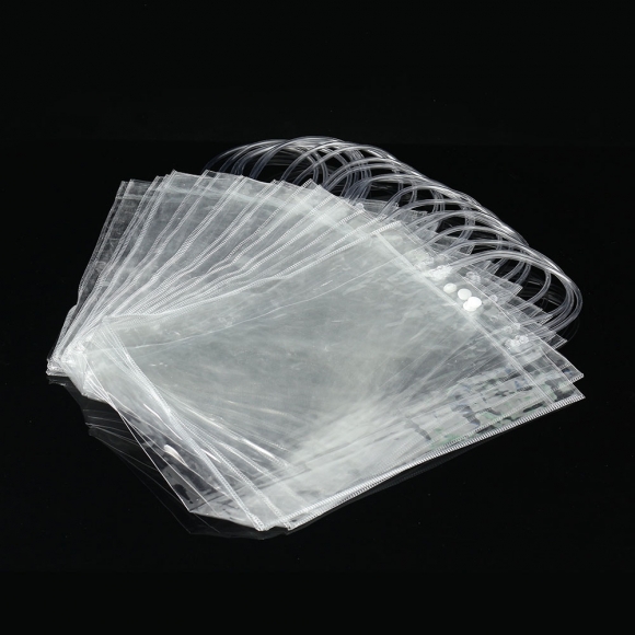 투명 PVC 쇼핑백 10p세트(26x31cm)