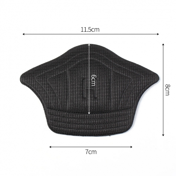 슈범퍼 뒤꿈치 보호패드 5세트(두께 0.5cm) (블랙)