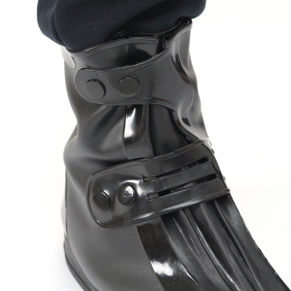 레이니 PVC 방수 신발커버(280~290mm) (미들/블랙)