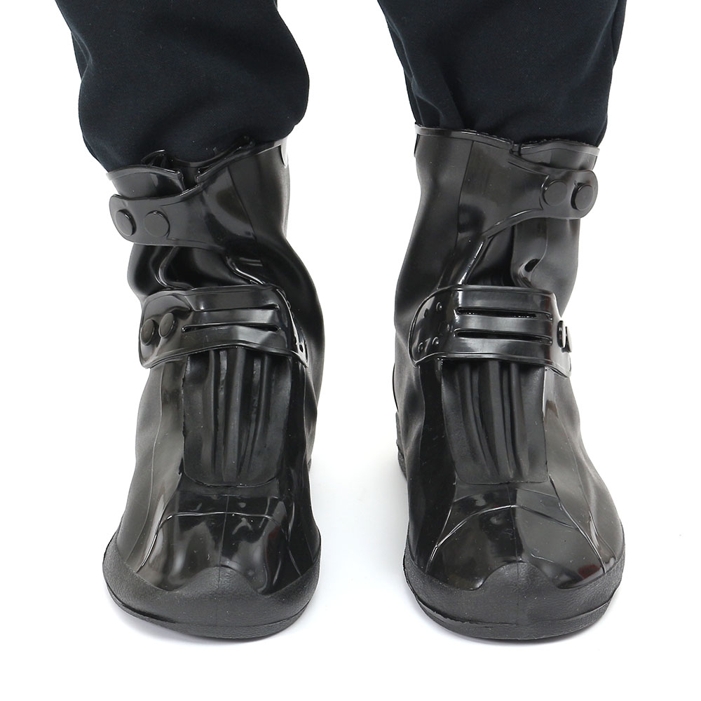비올때 방수 신발 레인 커버 280-290 미들 블랙 눈 올때 신발 보호 스노우 슈즈 커버 논슬립 방수화