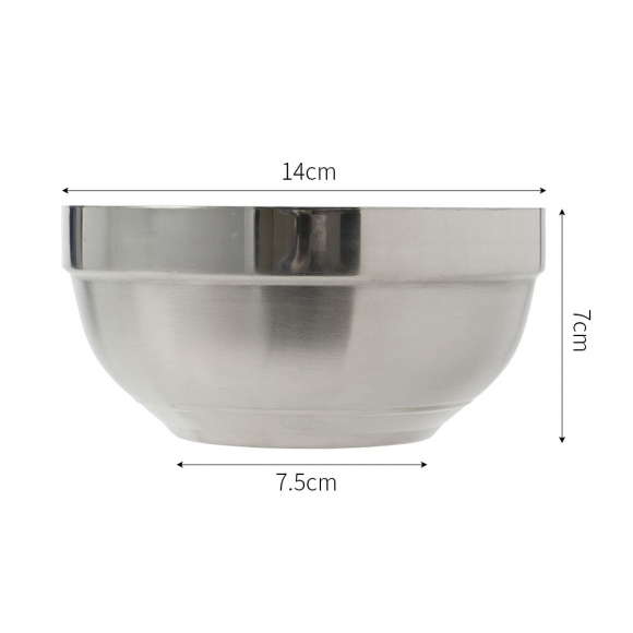 [쿠킹홈] 온더 이중스텐 그릇 2p세트(14cm)