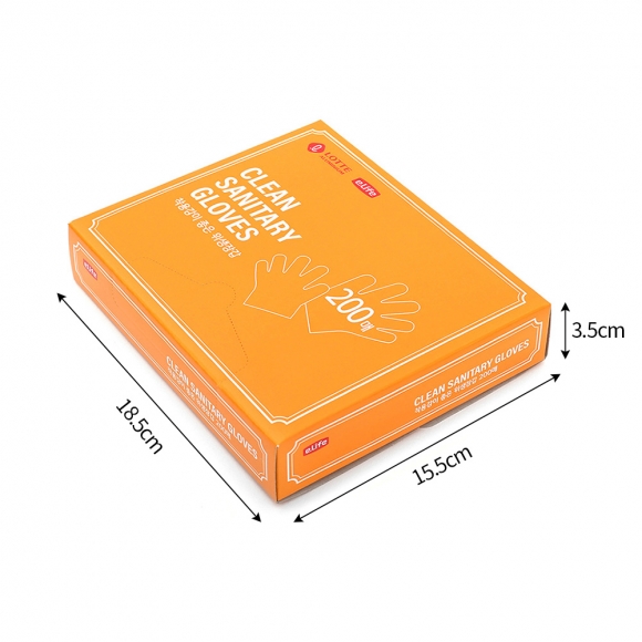 [이라이프] 위생장갑 200매입 (마케팅전용)