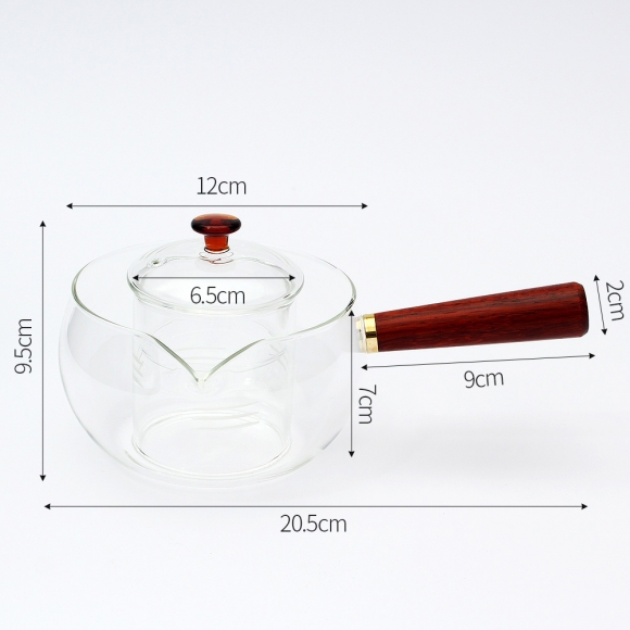 [로하티]마실 내열유리 차포트(450ml)