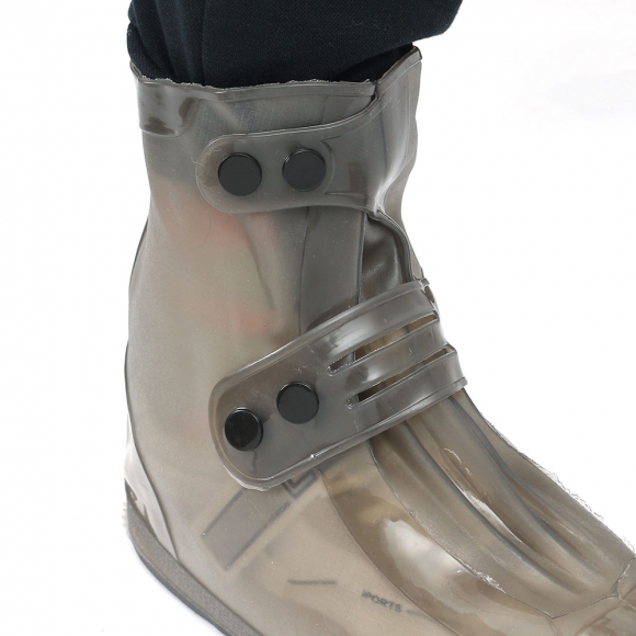 레이니 PVC 방수 신발커버(280~290mm) (미들/그레이)
