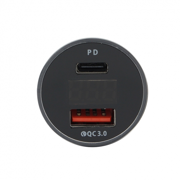 차량용 QC3.0 PD 고속충전 시거잭 S-2(블랙)