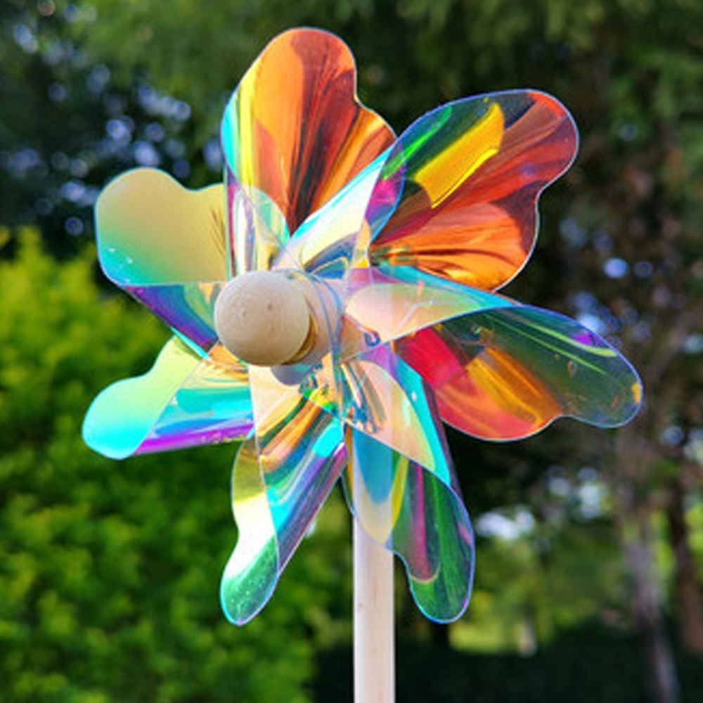 Oce 투명 왕바람개비 만들기 재료 2p 72cm 유아동 바람 놀이 이벤트 축하 꾸미기 개업식 행사 용품