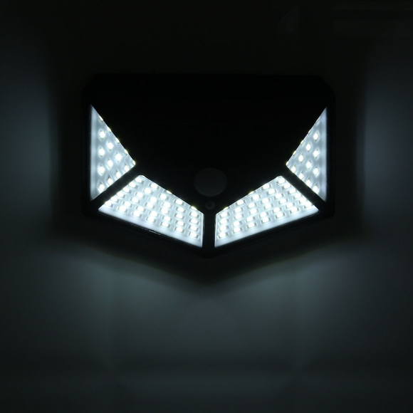 LED 동작감지 센서 태양광 벽등 2p세트(블랙)