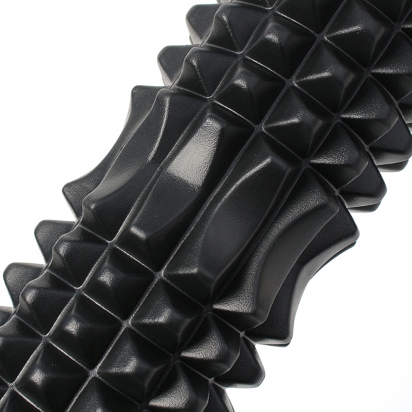 바디힐링 마사지스틱+폼롤러 세트(33cm) (블랙)