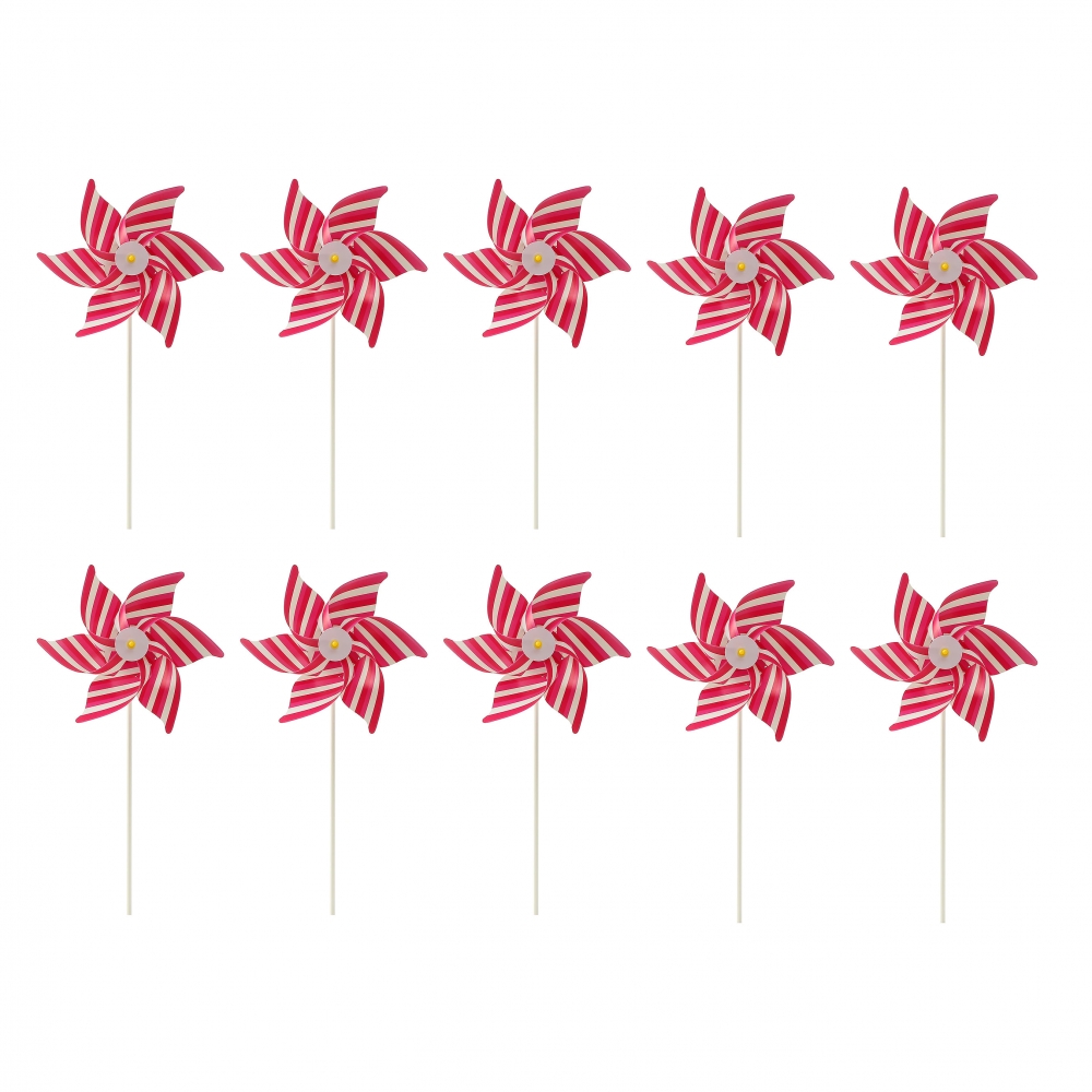 Oce 아트 왕바람개비 만들기 재료 10p 핑크 공원 파크 PINWHEEL 개업식 행사 용품 이벤트 축하 꾸미기