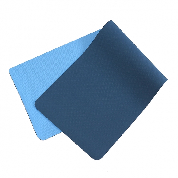 6mm 컬러 양면 TPE 요가매트(블루)