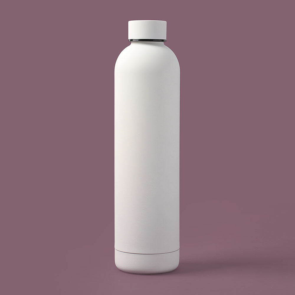 Oce FDA 실리콘 텀블러 예쁜 보온병 1L 화이트 보온 물통 음료 티 커피 보온통 휴대용 보틀