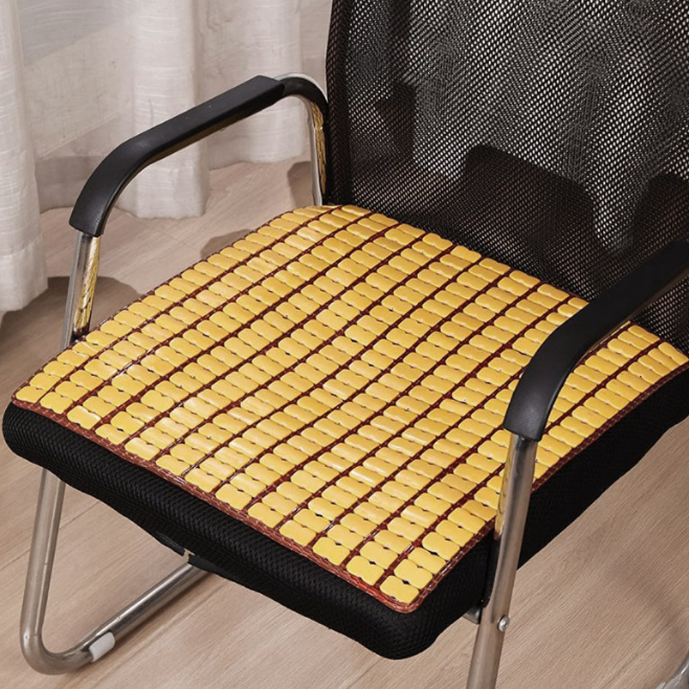 Oce 대나무 의자 매트 사각 소형 러그 심플 소형 대자리 시원한 매트  식탁 의자 패드 깔판