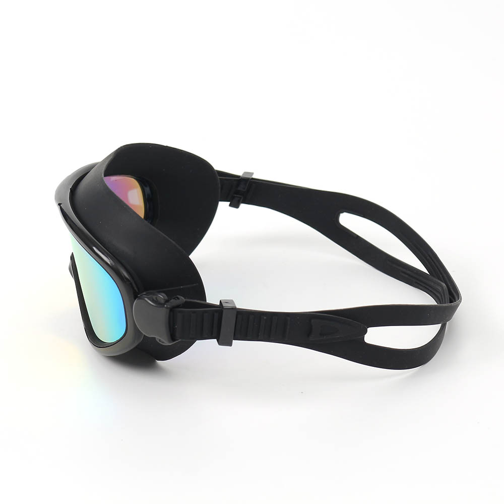 Oce 밀착 안티포그 고글 수경 블랙+컬러코팅 소프트 코걸이 김서림방지 수경 자외선차단 수영 안경