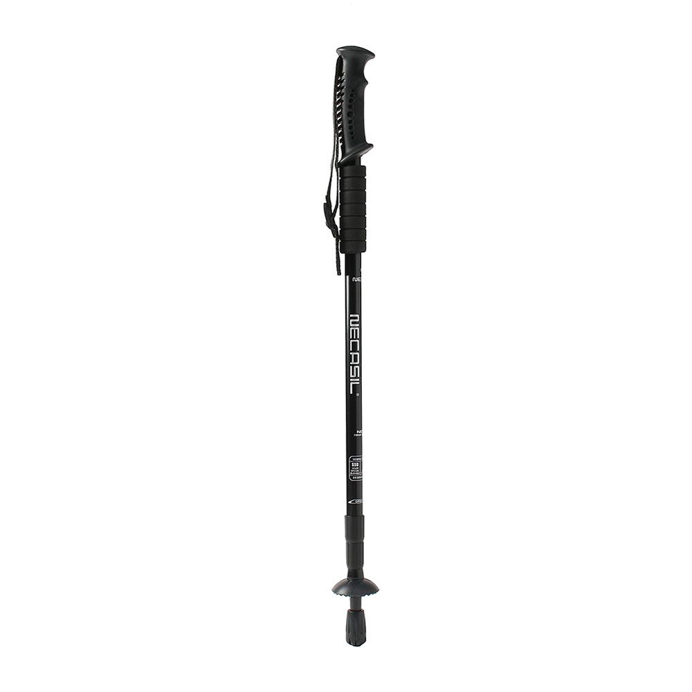 Oce 충격방지 접이식 경량 등산 지팡이 135cm 블랙 도보 워킹 스틱 산행 지팽이 트래킹 스틱