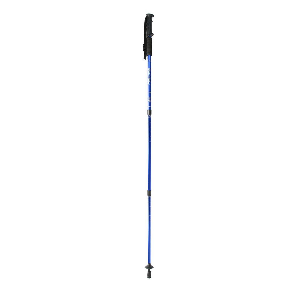 Oce 충격방지 접이식 경량 등산 지팡이 135cm 블루 3단 등산용 폴대 도보 워킹 스틱 스포츠 등산스틱
