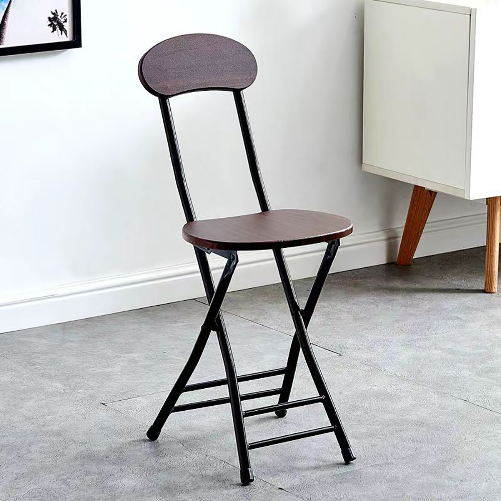 미니 접이식 의자 2p세트(진체리+블랙)