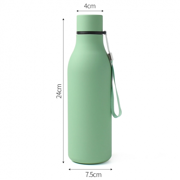 슬림보틀 이중스텐 보온병(550ml) (라이트그린)