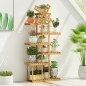 풍차 7단 대나무 진열대 A(60cmx24.5cmx138cm) (오크)