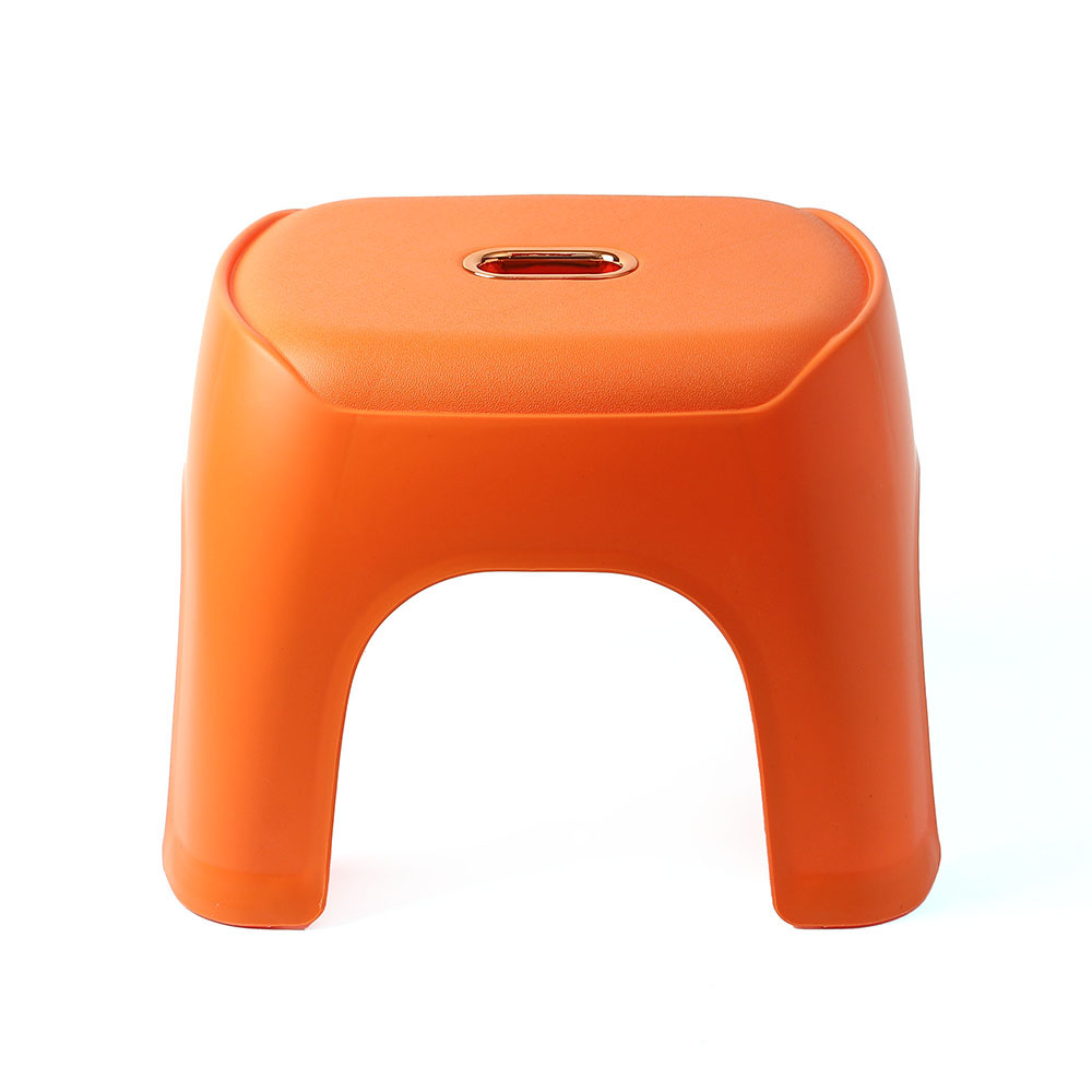 Oce 컬러 욕실 바닥 플라스틱 의자 오렌지 좌식의자 욕실의자 바닥 깔개