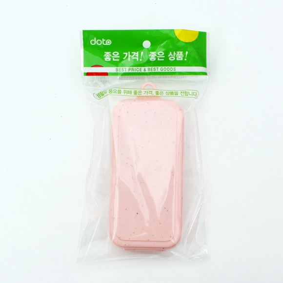 하이캠핑 접이식 수저 포크 세트(핑크)