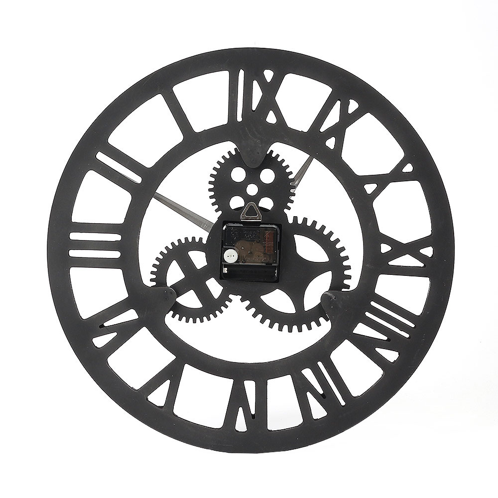 Oce 특이한 로마 시계 무소음 벽시계 40cm 실버 wall clock 시개 거실 꾸미기 엔틱 인테리어 벽시개