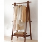 느티나무 스탠드 옷걸이(60cm) (월넛)