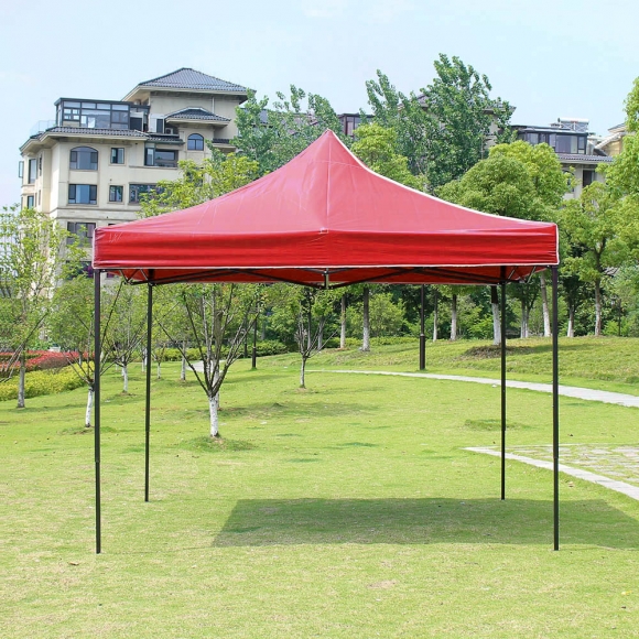행사용 접이식 캐노피 천막(400x400cm) 레드