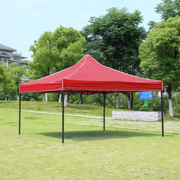 행사용 접이식 캐노피 천막(400x400cm) 레드