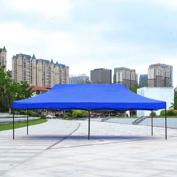 행사용 접이식 캐노피 천막(400x600cm) 블루