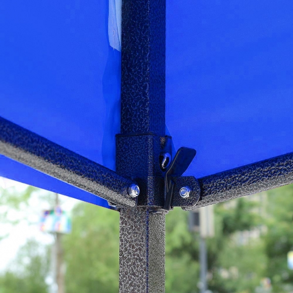 행사용 접이식 캐노피 천막(400x800cm) 블루