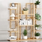 마미든든 6단 대나무 진열대(오크)