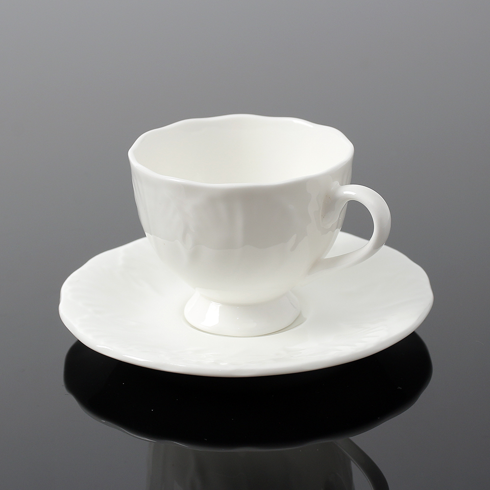 Oce 화이트 에스프레소 커피 컵 받침 set 100ml 미니 차잔 에스프레소 잔 작은 커피잔