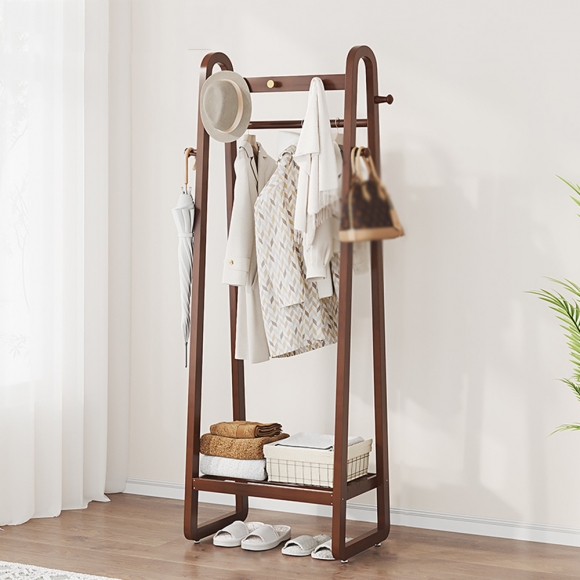 대나무 선반 행거50cm(월넛)