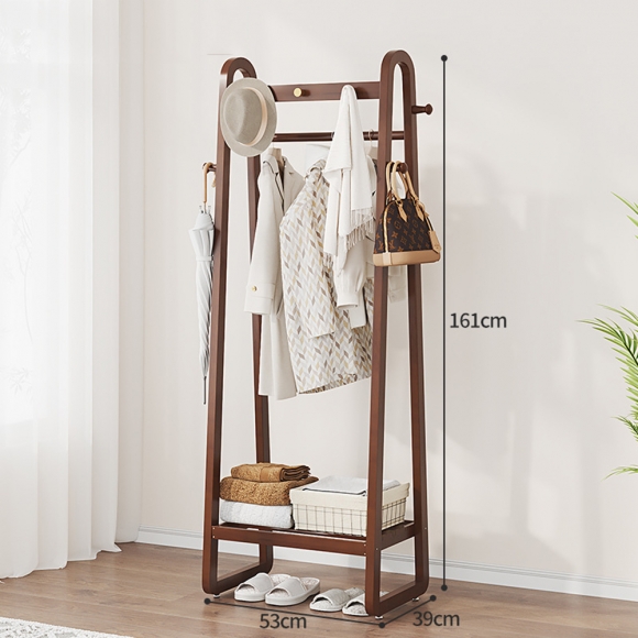 대나무 선반 행거50cm(월넛)