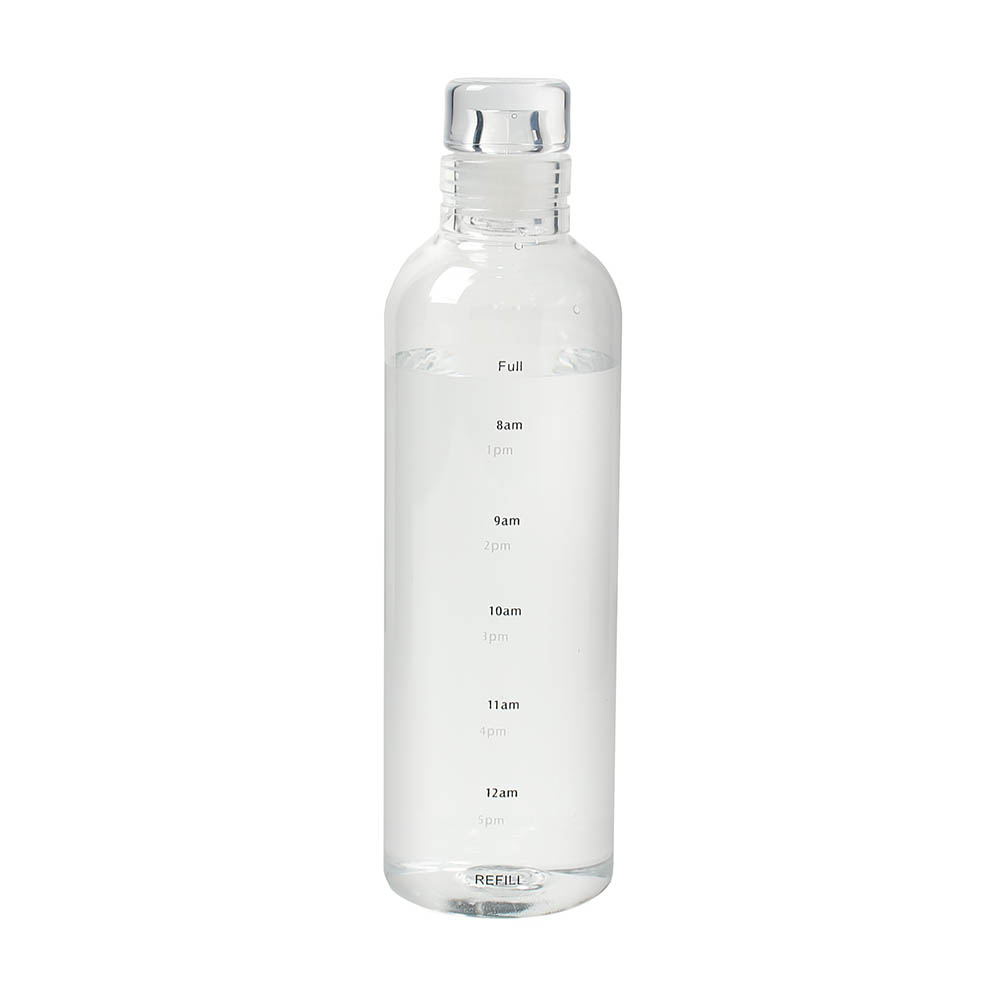 Oce 휴대용 밀폐 투명 물병 2p PC 500ml 개인 물컵 쉐이크 보틀 야외 뚜껑 물컵