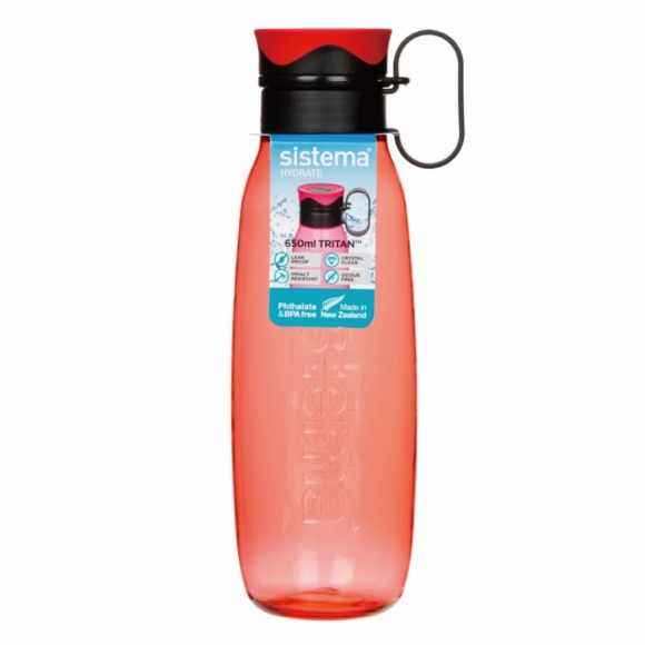 [뉴질랜드 시스테마] 트리탄 트래버스 스포츠물병 650ml (레드)