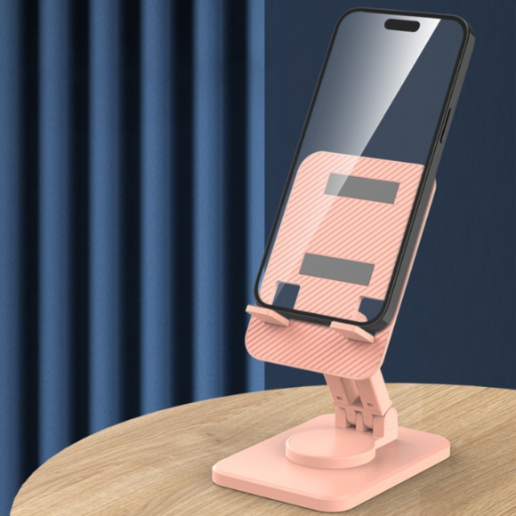 포터블 접이식 스마트폰 거치대 2p세트(핑크)