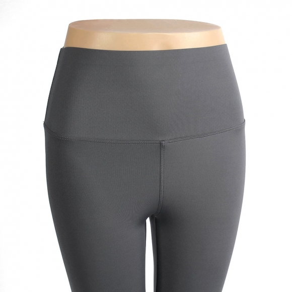 하이웨스트 스판 힙업 레깅스(L) (그레이)