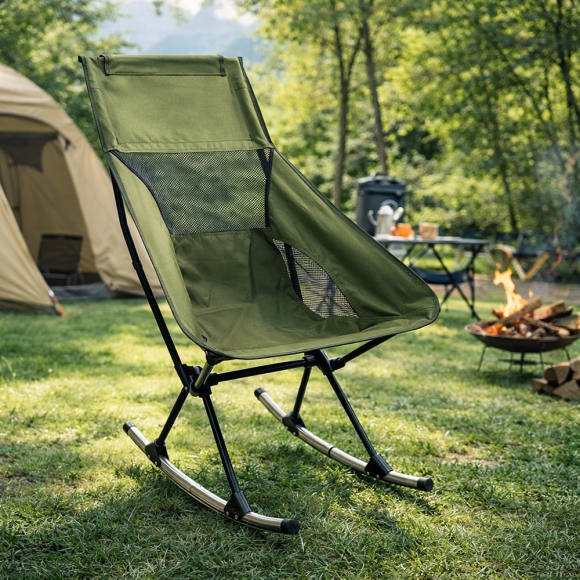 2WAY 릴랙스 스윙 캠핑의자(카키)