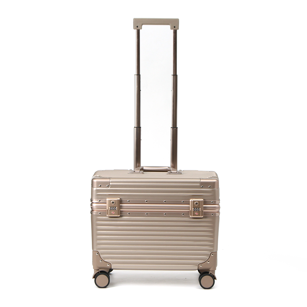 Oce TSA 키 공항 가방 가로 캐리어 16형 샴페인골드 portmanteau 기내용 비행기 가방 traveling bag
