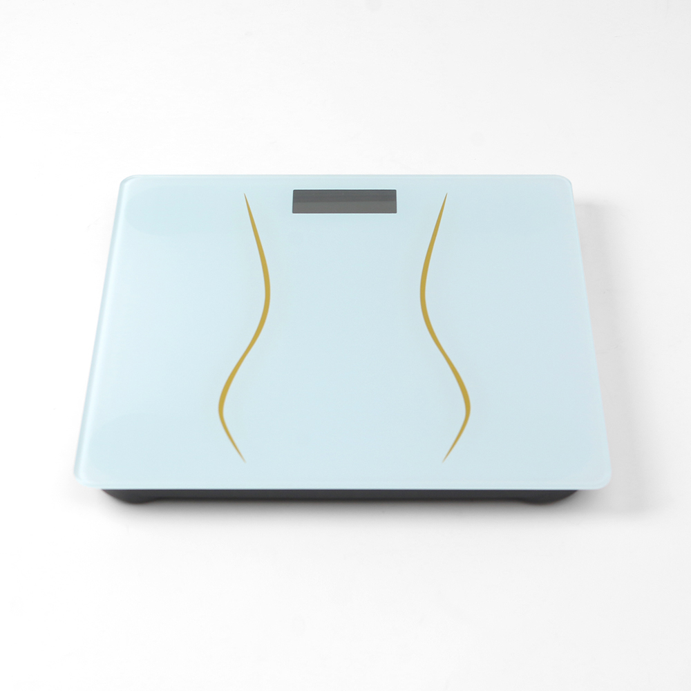 Oce 원형 정밀 센서 전자 체중계 화이트 목욕탕 디지털 체중계 인테리어 체중기 슬림 체중게