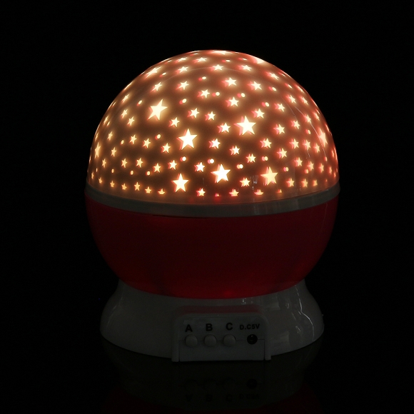 LED 프로젝션 밤하늘 무드등(핑크)