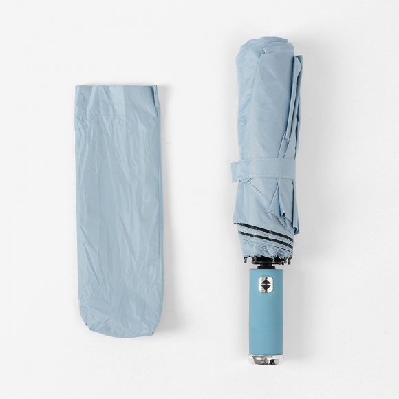 LED 손전등 완전자동 양산겸 우산(블루)