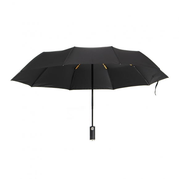LED 손전등 완전자동 양산겸 우산(블랙)